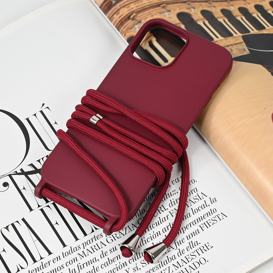 Torbica Crossbody za iPhone 13 Pro Max 6.7 bordo