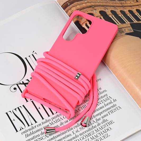 Torbica Crossbody za Samsung S938B Galaxy S25 Ultra pink