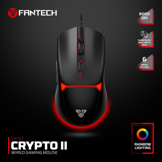 Mis Gaming Fantech VX7V2 Crypto II crni