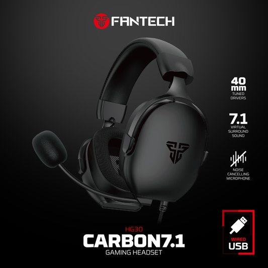 Slusalice Gaming Fantech HG30 Carbon 7.1 crne