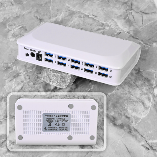 Alarmi za laptop JWD 10 porta beli