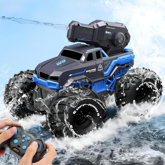RC off road auto koji ispaljuje vodu na daljinsko upravljanje JWD C072 2.4Gh crno plavo