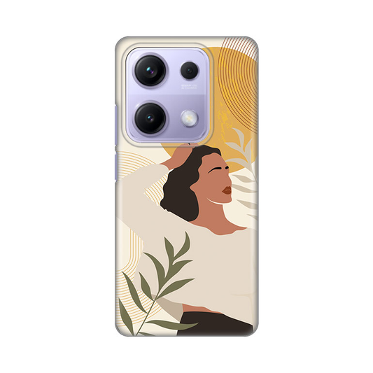 Torbica Silikonska Print Skin za Xiaomi Redmi Note 14s Boho Girl