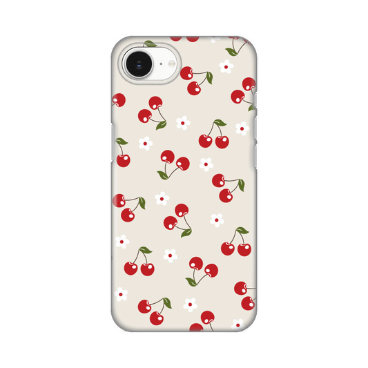 Torbica Silikonska Print za iPhone 16e/17e 6.1 Cherry and Flowers