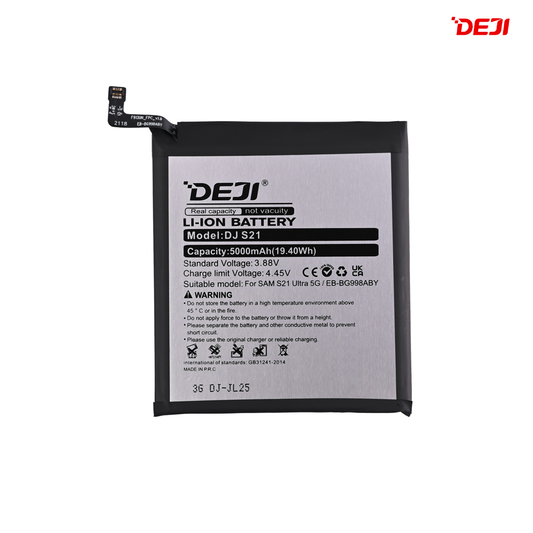 Baterija Deji za Samsung G998 Galaxy S21 ULTRA 5G(5000mAh)EB-BG998ABY