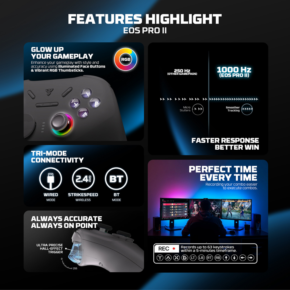 Joypad wireless Fantech WGP15V2 EOS PRO II multiplatform RGB beli