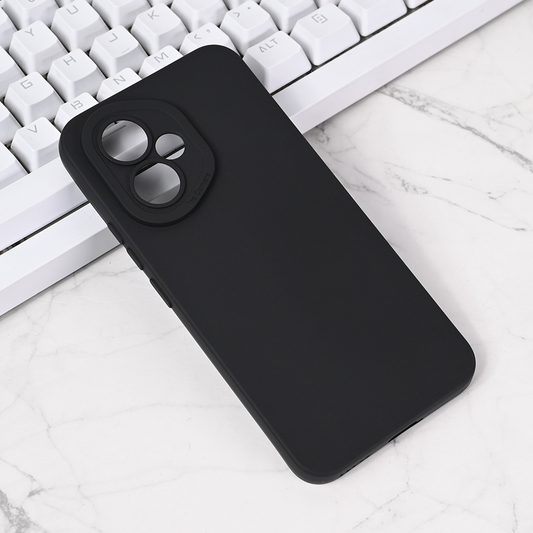 Torbica Silikon Pro Camera za Honor 400 crna