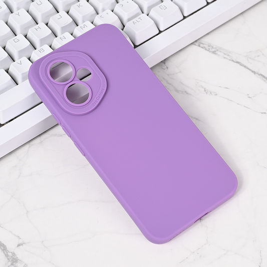 Torbica Silikon Pro Camera za Honor 400 ljubicasta