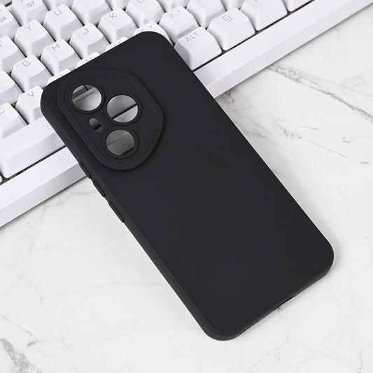 Torbica Silikon Pro Camera za Honor 400 Pro crna