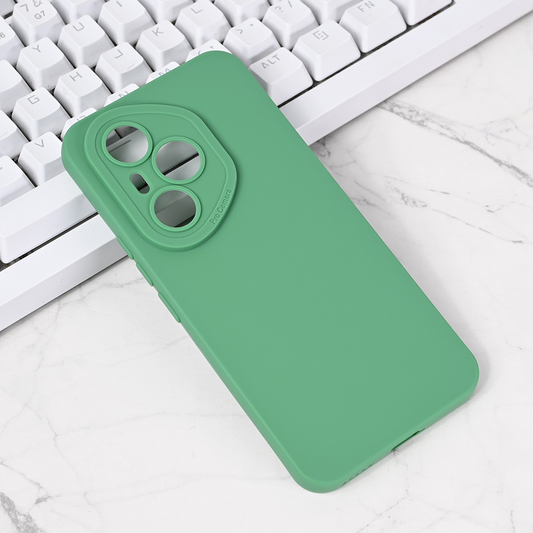 Torbica Silikon Pro Camera za Honor 400 Pro zelena