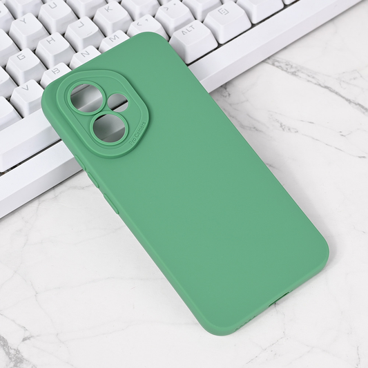 Torbica Silikon Pro Camera za Honor 400 zelena