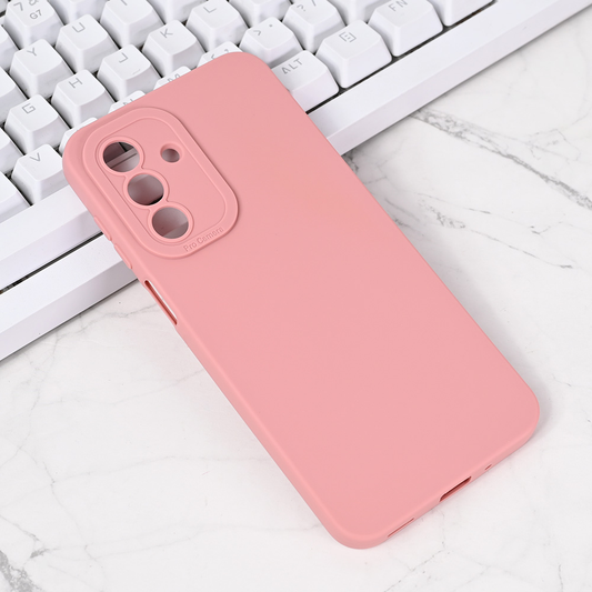 Torbica Silikon Pro Camera za Samsung A175 Galaxy A17 roze