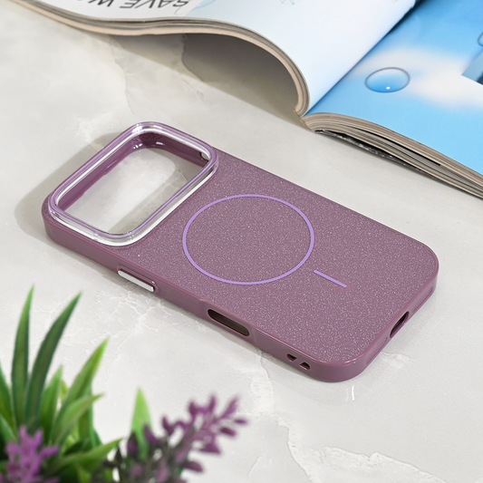 Torbica Magsafe Sparkle Dust za iPhone 17 Pro 6.3 ljubicasta