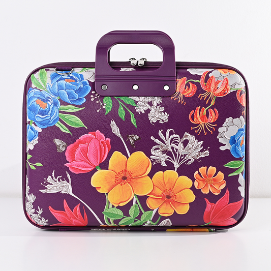 Torba za laptop Fashion Peony 16" ljubicasta