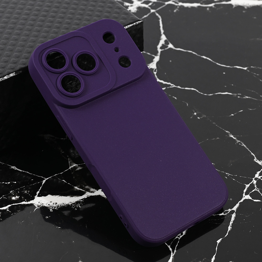 Torbica Teracell Giulietta za iPhone 17 Pro 6.3 mat tamno ljubicasta