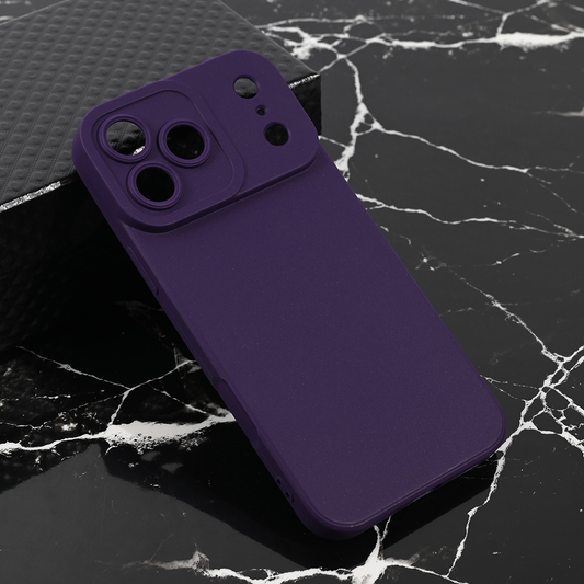 Torbica Teracell Giulietta za iPhone 17 Pro Max 6.9 mat tamno ljubicasta