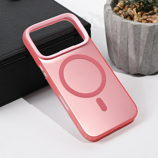 Torbica Magsafe Clear za iPhone 17 Pro 6.3 roze