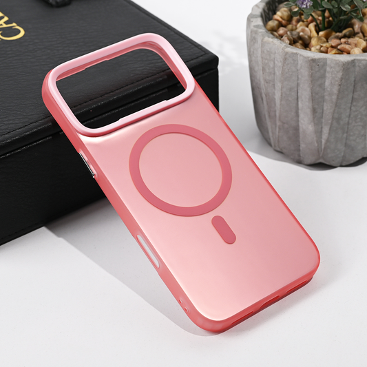 Torbica Magsafe Clear za iPhone 17 Pro Max 6.9 roze