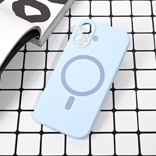Torbica Magsafe Pure color za iPhone 17 6.3 svetlo plava
