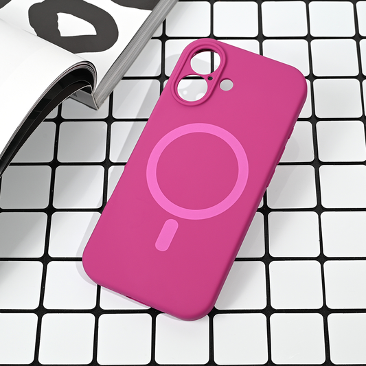 Torbica Magsafe Pure color za iPhone 17 6.3 tamno pink