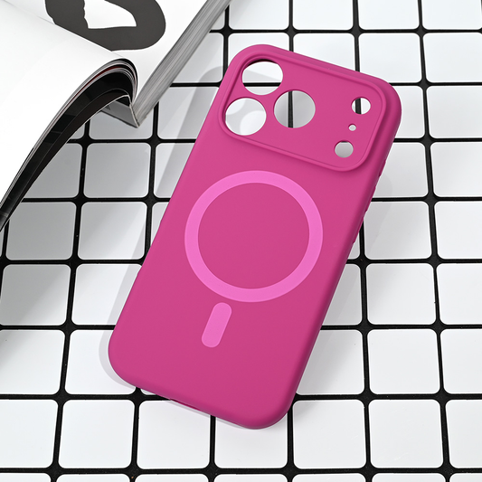 Torbica Magsafe Pure color za iPhone 17 Pro 6.3 tamno pink