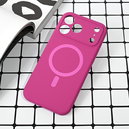 Torbica Magsafe Pure color za iPhone 17 Pro Max 6.9 tamno pink