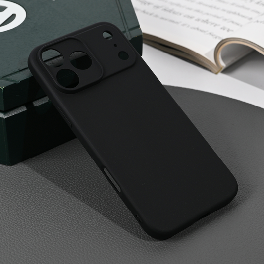 Torbica silikonska Skin za iPhone 17 Pro Max 6.9 mat crna