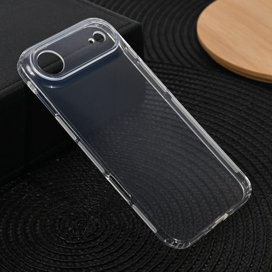 Torbica silikonska Ultra Thin with pluggy za iPhone 17 Air 6.6 transparent