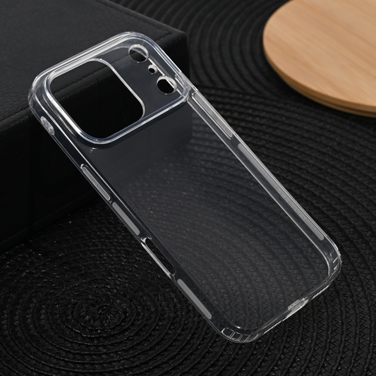 Torbica silikonska Ultra Thin with pluggy za iPhone 17 Pro 6.3 transparent