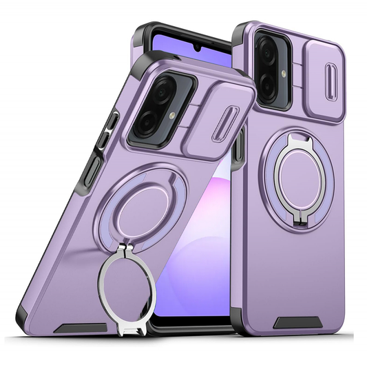 Torbica CamShield Ring stand za Samsung A075F Galaxy A07 ljubicasta