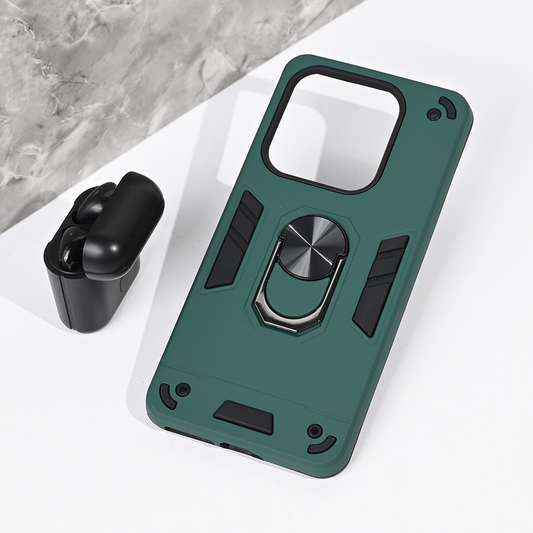 Torbica Hard Ring za Xiaomi Redmi Note 14 5G tamno zelena