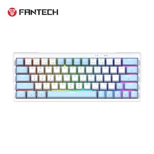 Tastatura Mehanicka Gaming Fantech MK611 Atom x63 AME bela (rosie switch)