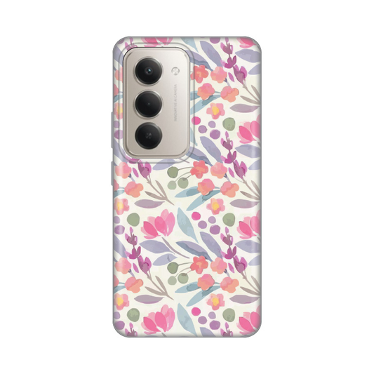 Torbica Silikonska Print za Xiaomi Redmi 15 4G Watercolor Flowers
