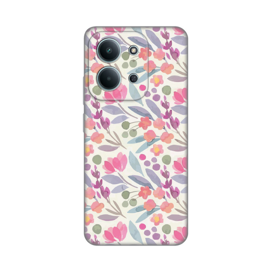 Torbica Silikonska Print za Xiaomi Redmi 15C 4G Watercolor Flowers