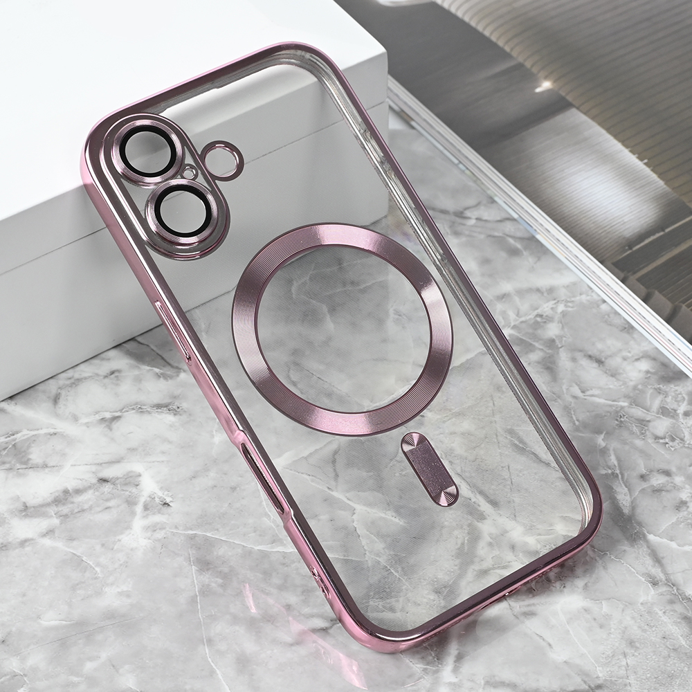Torbica Magsafe Lux za iPhone 17 6.3 roze