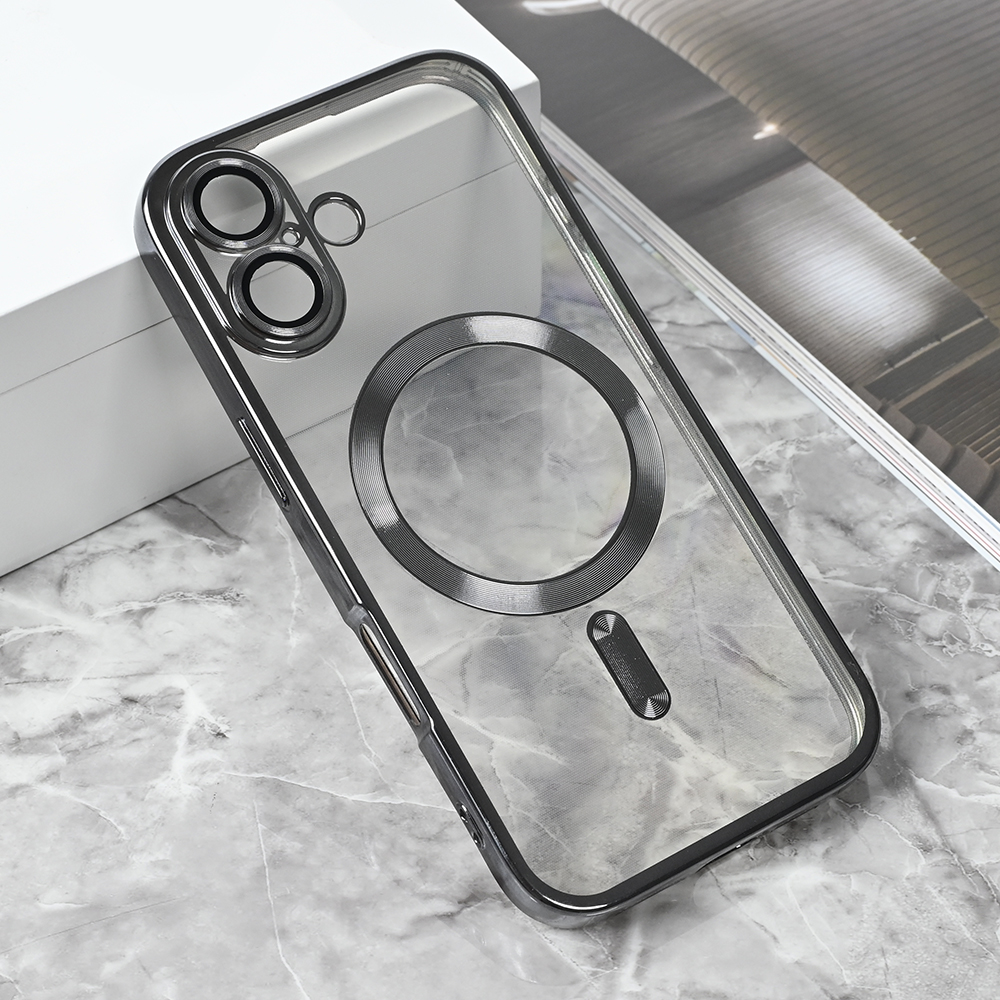 Torbica Magsafe Lux za iPhone 17 6.3 siva