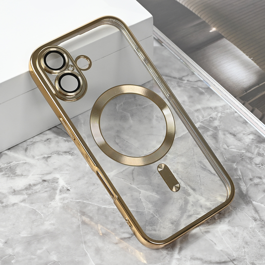 Torbica Magsafe Lux za iPhone 17 6.3 zlatna