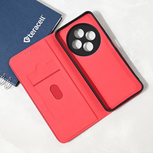 Torbica Teracell Elegant Flip za Xiaomi Redmi 14C/Redmi A4 crvena