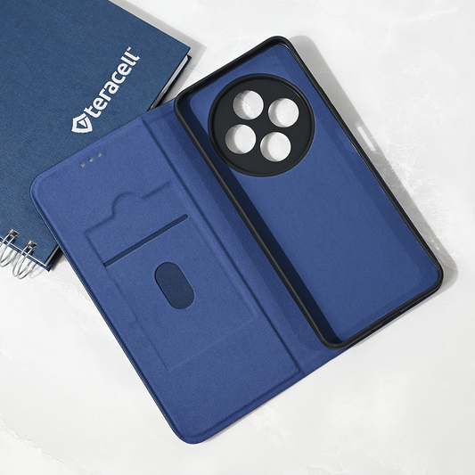 Torbica Teracell Elegant Flip za Xiaomi Redmi 14C/Redmi A4 tamno plava