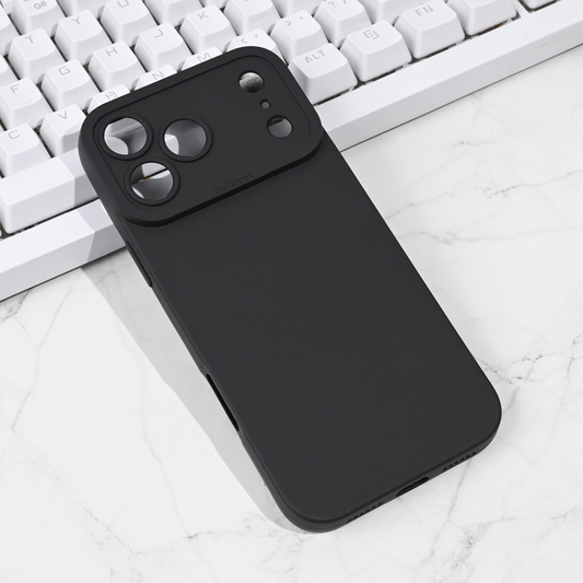 Torbica Silikon Pro Camera za iPhone 17 Pro Max 6.9 crna