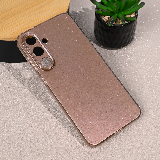 Torbica Sparkle Dust za Samsung S731B Galaxy S25 Fe roze zlatna