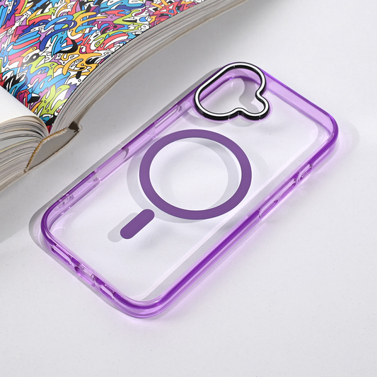 Torbica Magsafe Color Pop za iPhone 16 6.1 ljubicasta