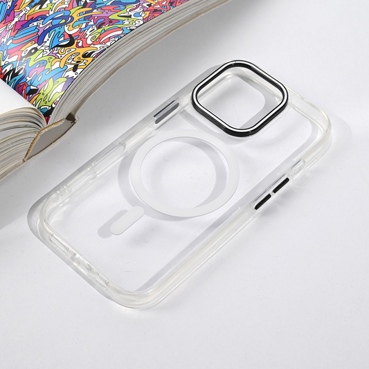 Torbica Magsafe Color Pop za iPhone 16 Pro 6.3 bela