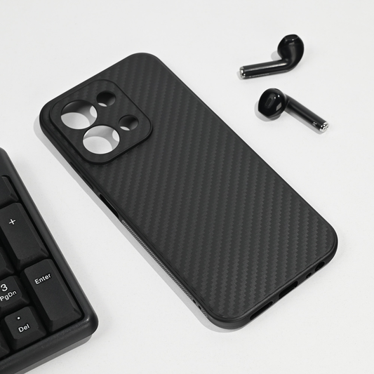 Torbica Carbon fiber za Xiaomi Redmi 15C 4G EU 173mm crna