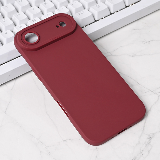 Torbica Silikon Pro Camera za iPhone 17 Air 6.6 bordo