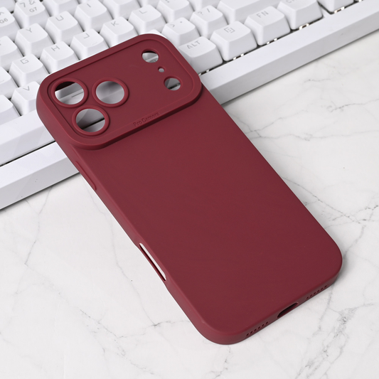 Torbica Silikon Pro Camera za iPhone 17 Pro Max 6.9 bordo