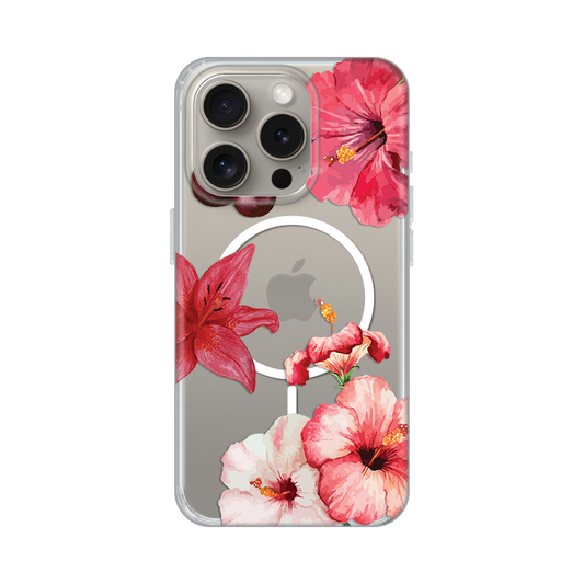 Torbica Print Magsafe za iPhone 15 Pro 6.1 Hibiscus