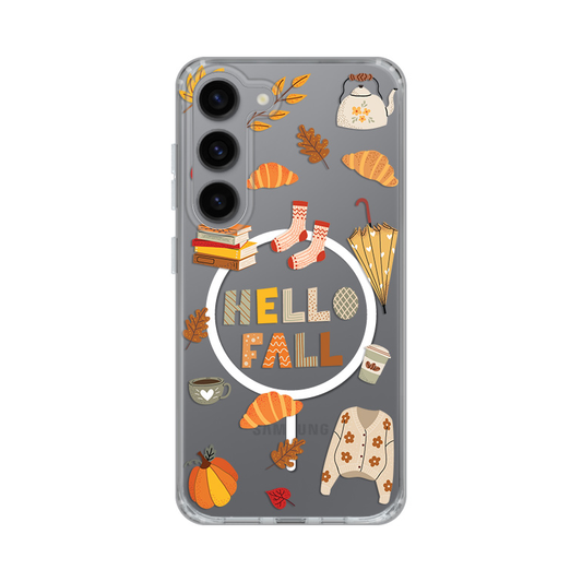 Torbica Print Magsafe za Samsung S911B Galaxy S23 Hello Fall