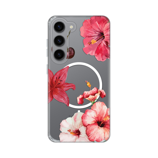 Torbica Print Magsafe za Samsung S911B Galaxy S23 Hibiscus