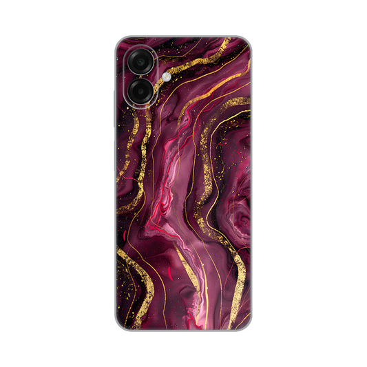 Torbica Silikonska Print za Samsung A075F Galaxy A07 Burgundy